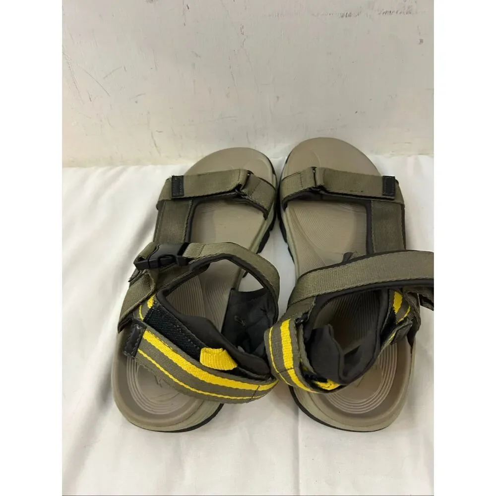 Ozark Trails Outdoor Men’s sandals size‎ 8 gray yellow